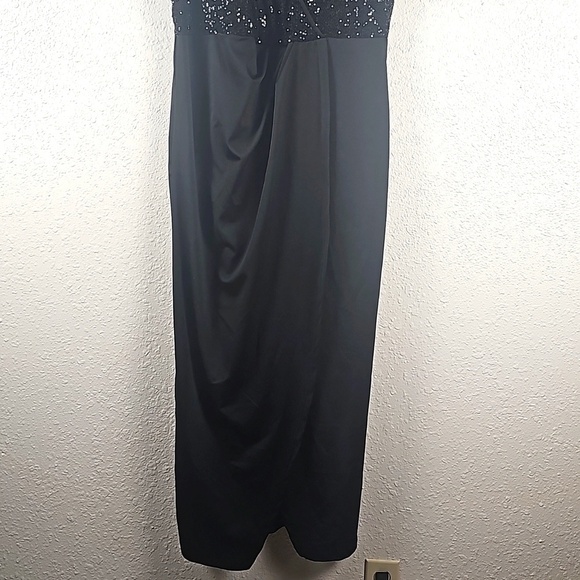 Shein Women's 3XL Black Modely Plus Surplice Neck Conrast Sequin Dress - Picture 4 of 8